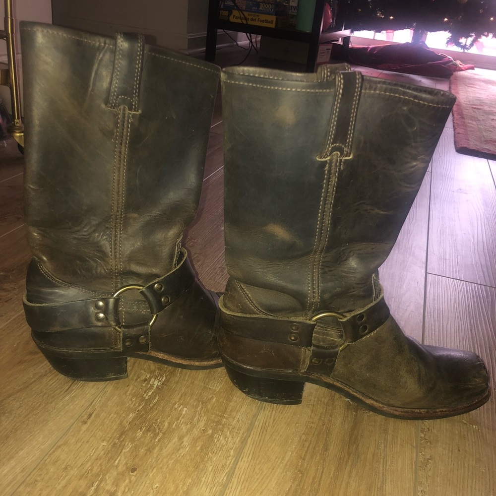 Frye Harness Brown Boots
